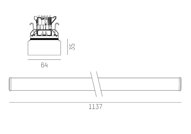 Trail Light Insert Cubic Nb