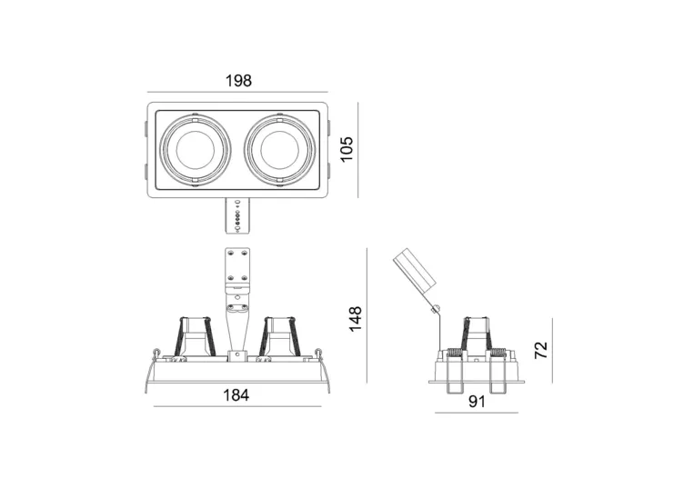 Qana Double Square R