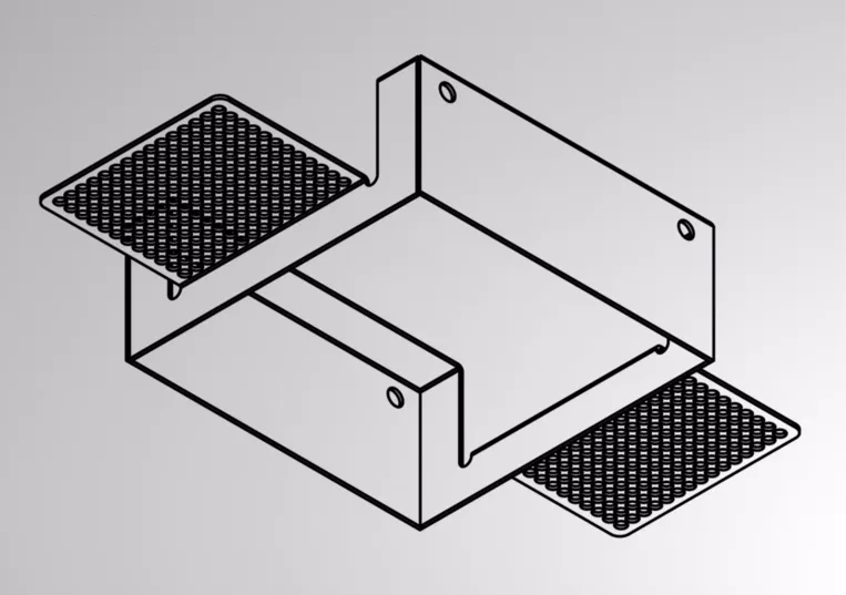 Grid Recessed Frame Frameless